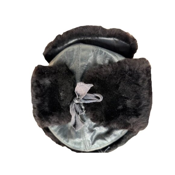 Soviet Russia Authentic Original Winter Hat Black New - Picture 7 of 15